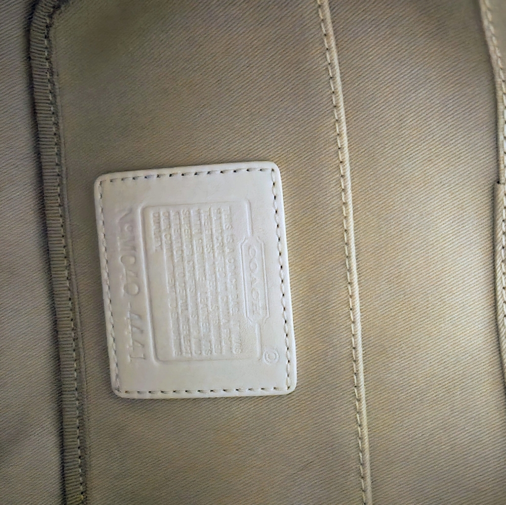 COACH: Plaid Hobo Bag and Matching Cosmetic Bag Set - Picture 5 of 12